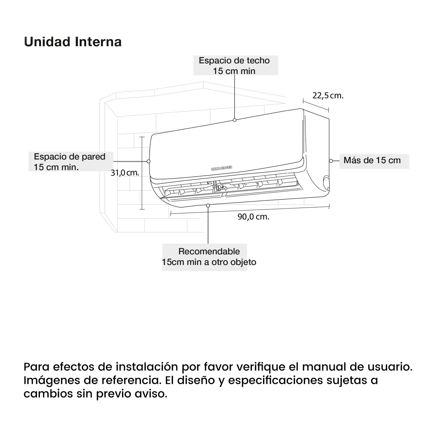 Aire Acondicionado Inverter 18000 BTU 220V - CA 18KBL2 INV-2A