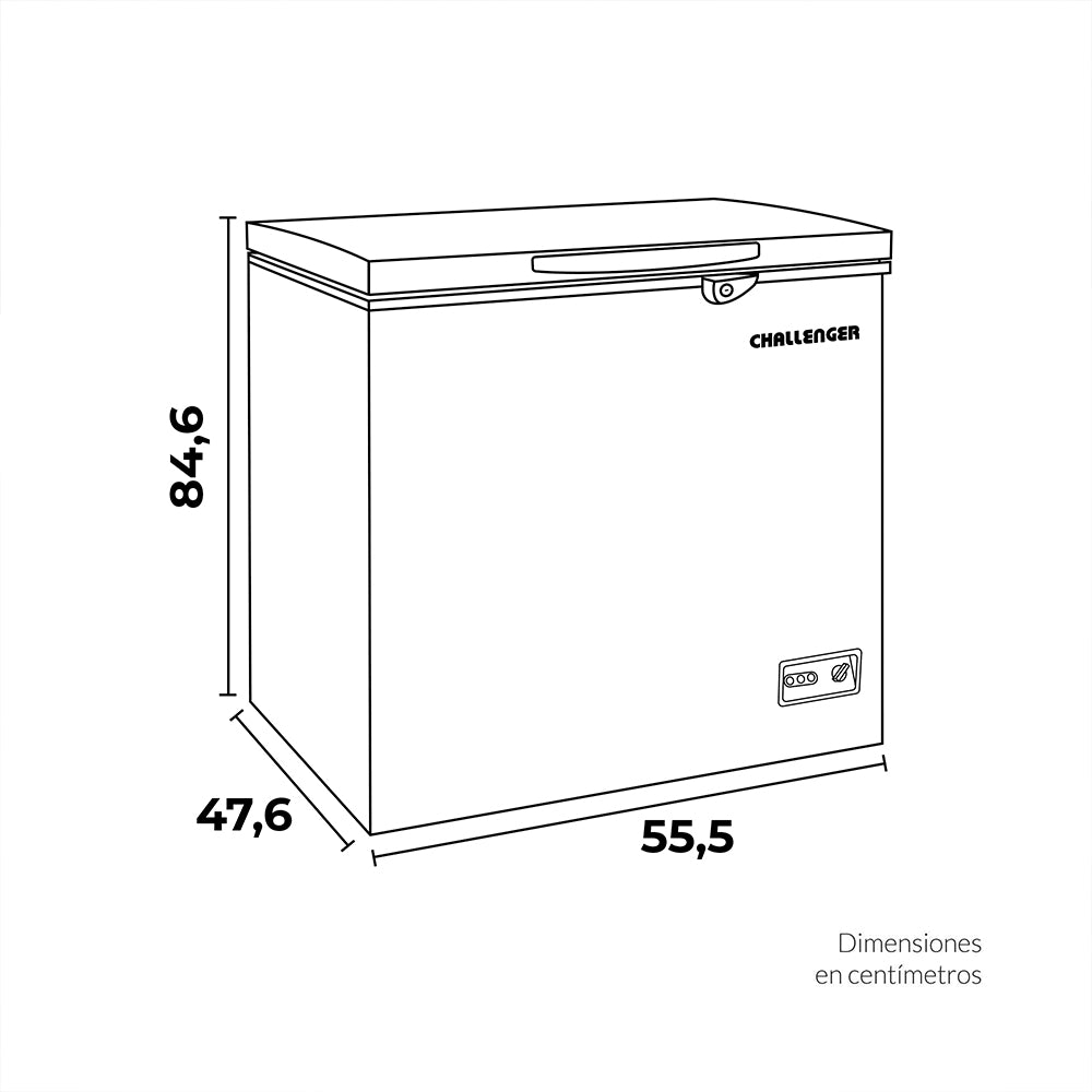 Congelador 97 litros CH100