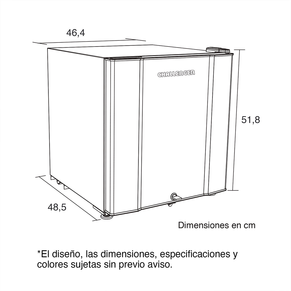 Minibar 50,5 litros CR051 Gris