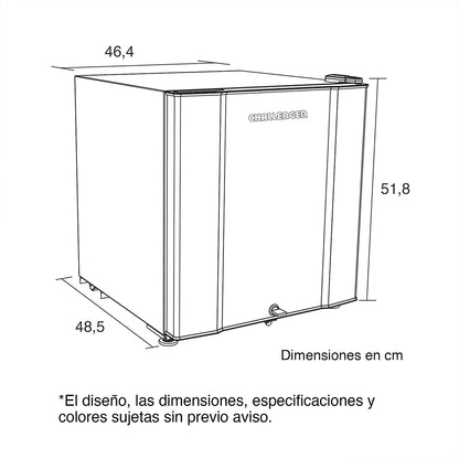 Minibar 50,5 litros CR051 Gris