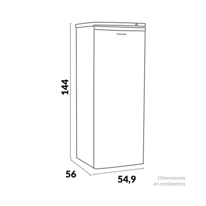 Congelador vertical 168 litros CV430