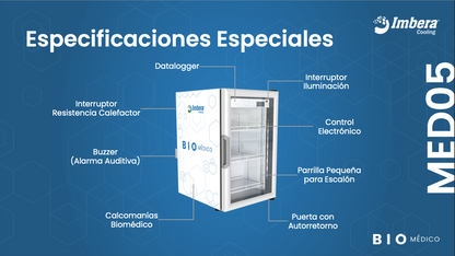 Refrigerador Biomédico 143 litros MED05