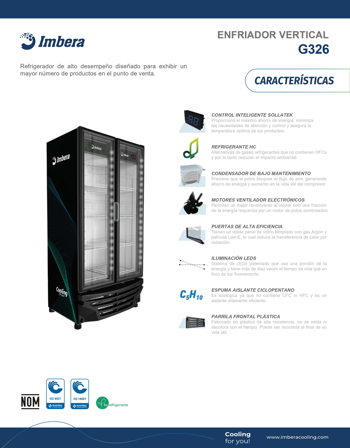 Refrigerador 520 litros G326