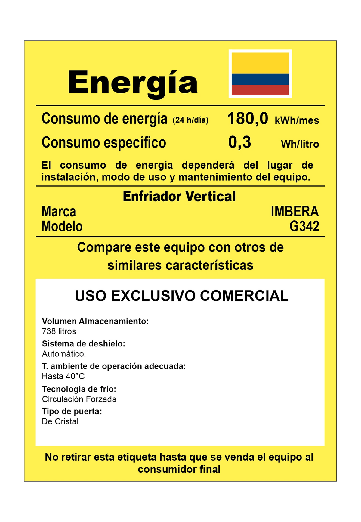 Refrigerador 738 litros G342