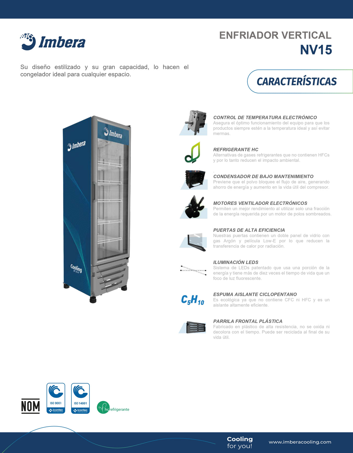 Refrigerador 299 litros NV15