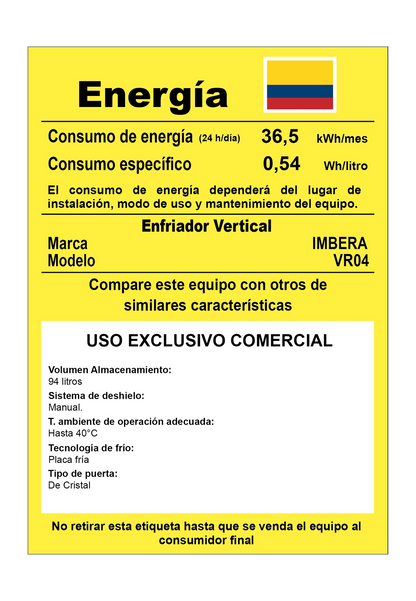 Refrigerador 94 litros VR04