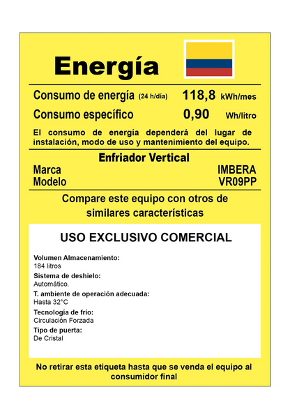 Refrigerador 184 litros VR09PP
