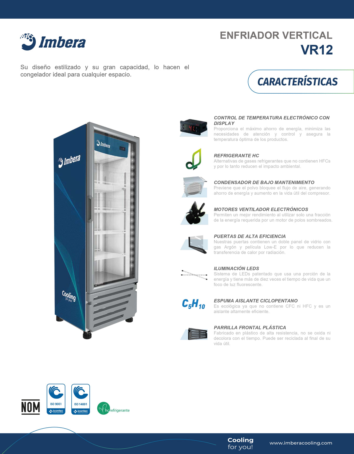 Refrigerador 243 litros VR12