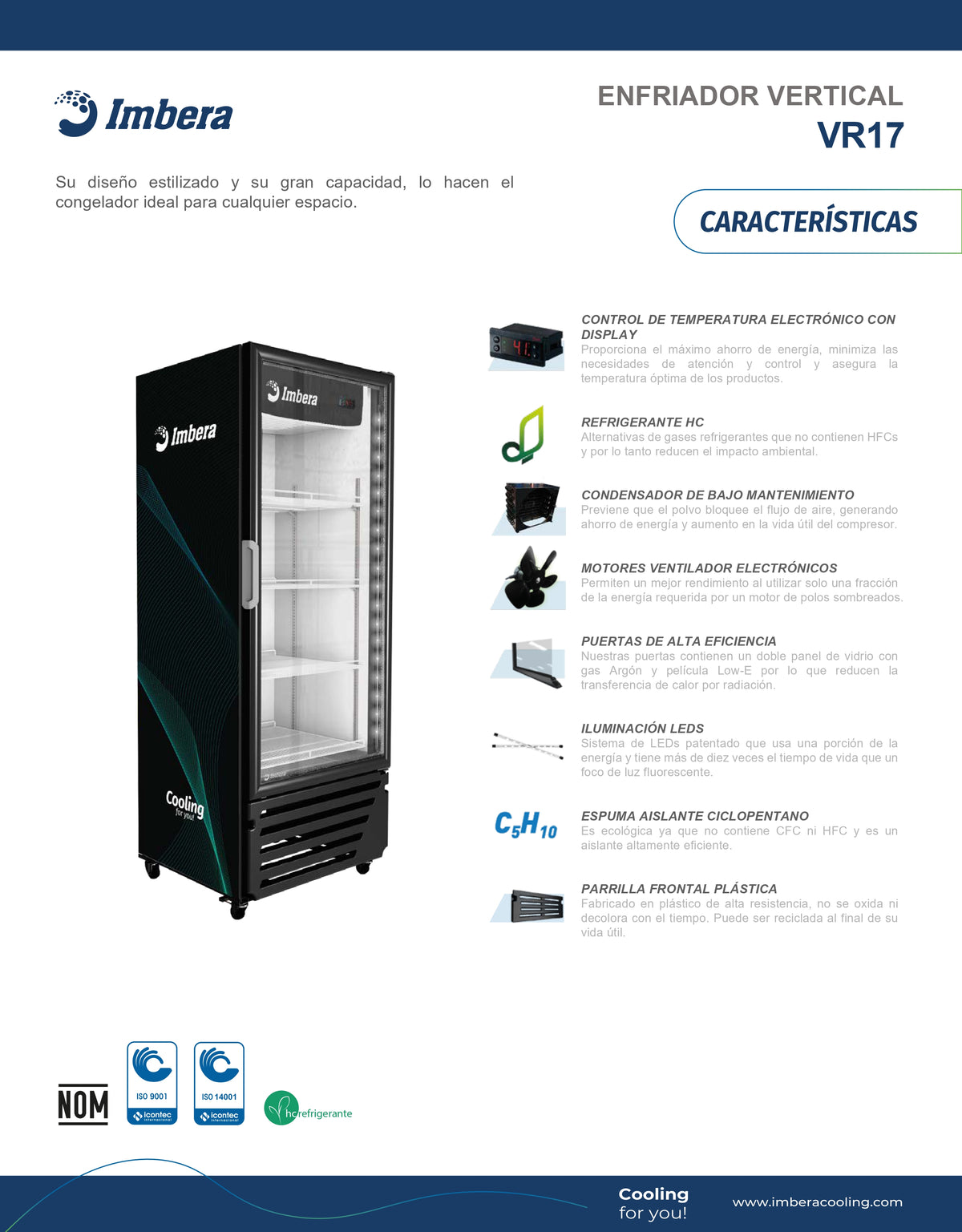 Refrigerador 374 litros VR17