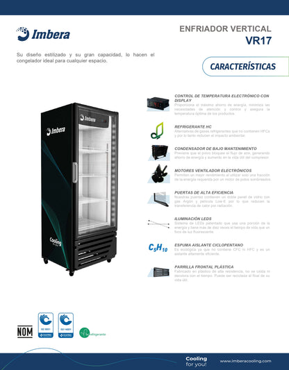 Refrigerador 374 litros VR17