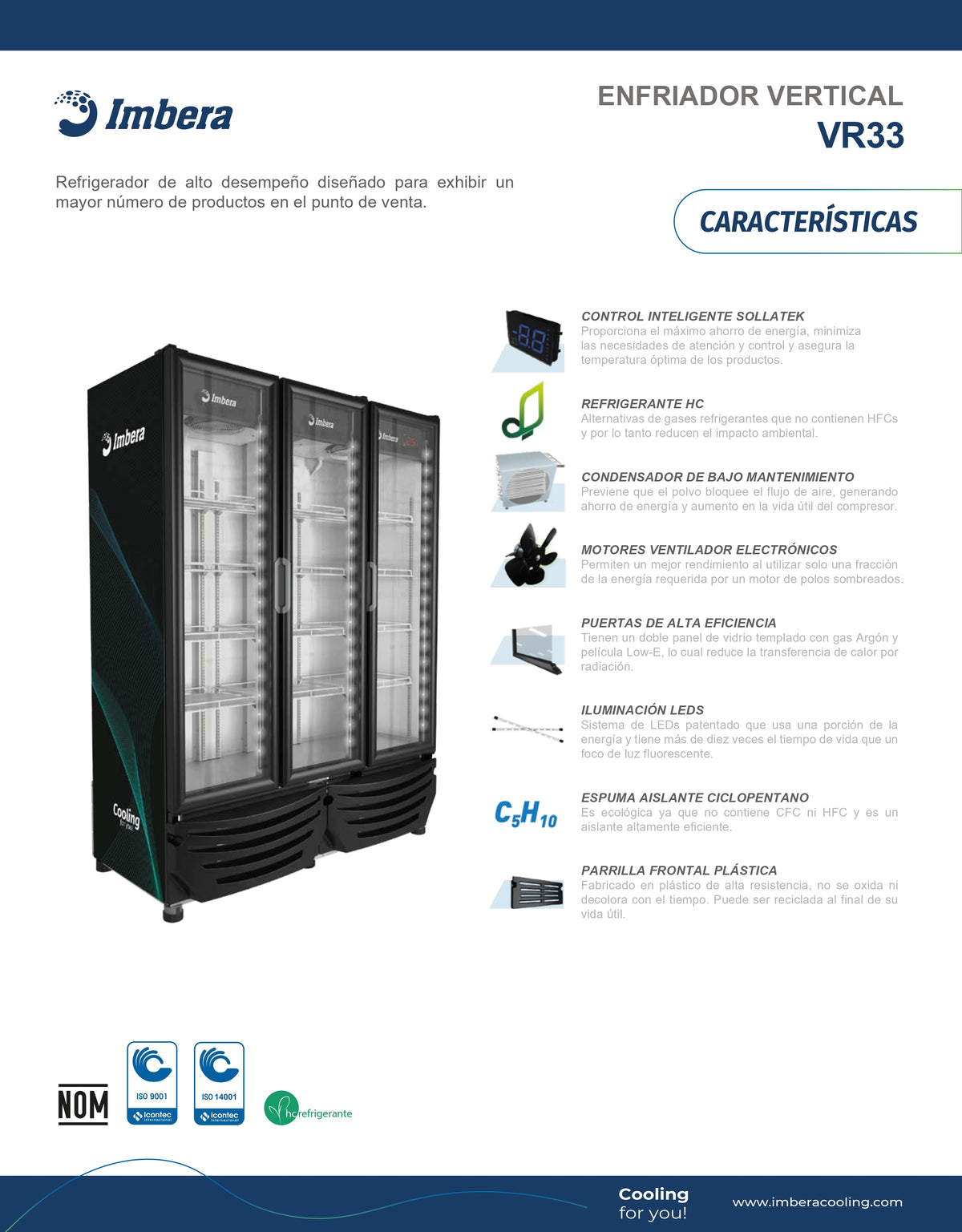 Refrigerador 648 litros VR33