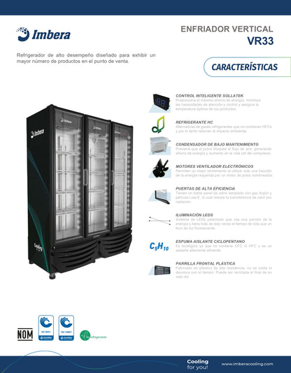 Refrigerador 648 litros VR33